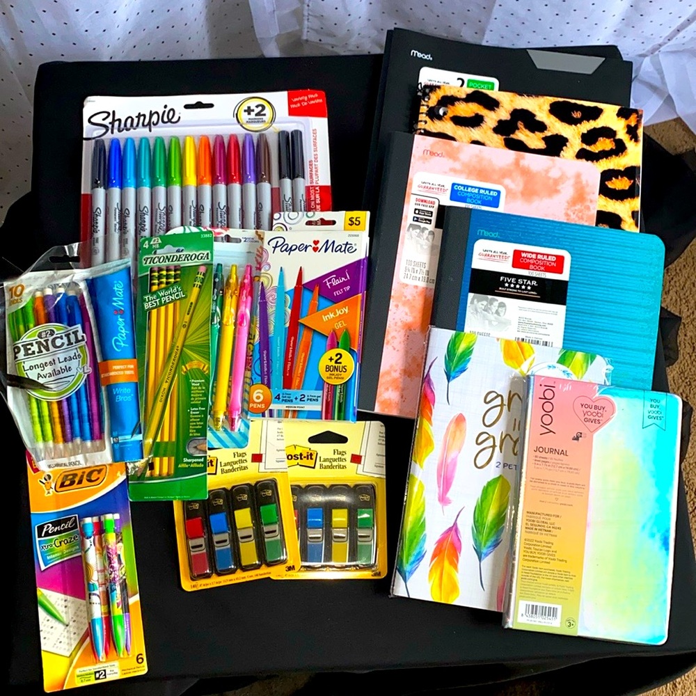 Log of school supplies bundle
